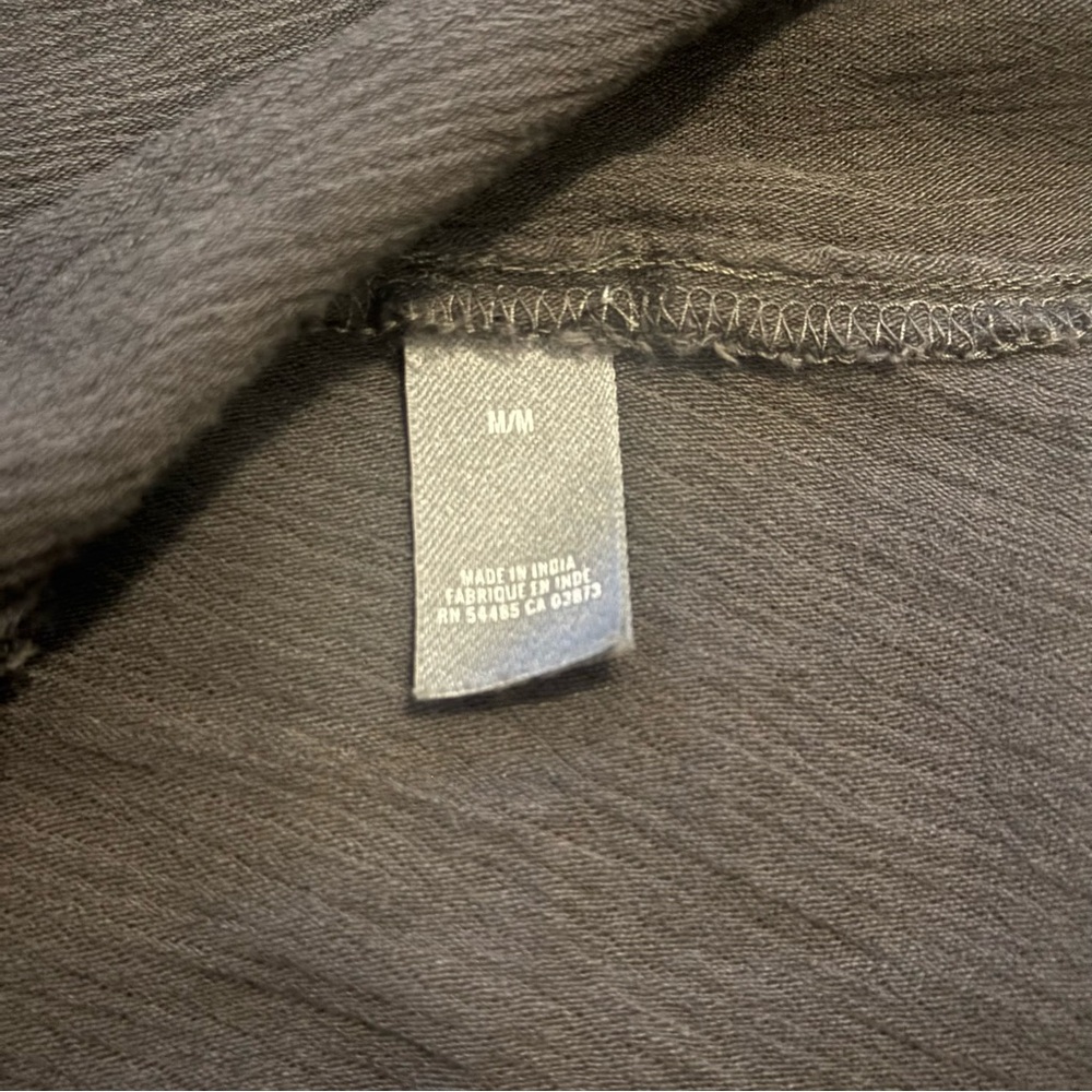 Aerie Summer Maxi Dress Tier Ruffle Hem Spaghetti Straps Gray Womens Size Medium - Picture 10 of 11